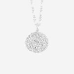 Dots Circle halskæde i sterling sølv
